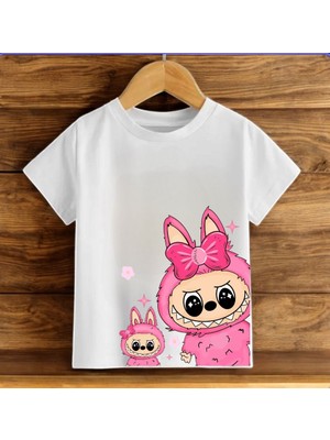 Labubu Kids Design Unisex Oversize T-Shirt