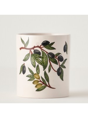 Olive Dik Kaşıklık (11,5X12,5 Cm)