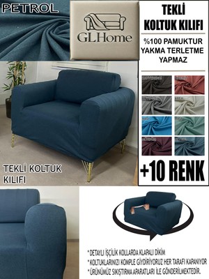 %100 Pamuk Fransız Kumaş Tekli Komple Giydirme Tekli & Berjer , Bohem, Porto, Vb Model Koltuk Kılıfı