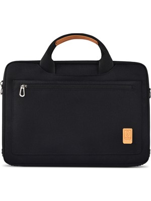 Wiwu Pioneer Pro Serisi Su Geçirmez Polyester Kumaş Omuz Askılı 14 Inç Laptop Çantası Siyah