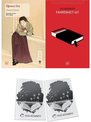 Öğrenci Kız ve Fahrenheit 451 2li Set + Hediyeli