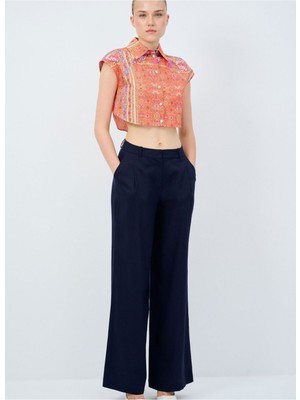 Adl Keten Pantolon Lacivert 15345243001