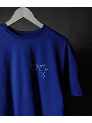Let’s Go – Minimal Seyahat Temalı Baskılı Unisex Tişört