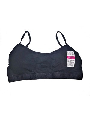 Kota Kadın Siyah Ip Askılı Pedli Büstiyer