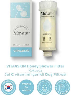 C Vitaminli ve Ballı Duş Filtresi - Kokusuz