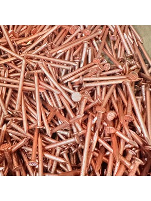 Özçolak Çivi Saf Bakır Ağaç Çivisi 3,5mmX5 cm (50 Adet)