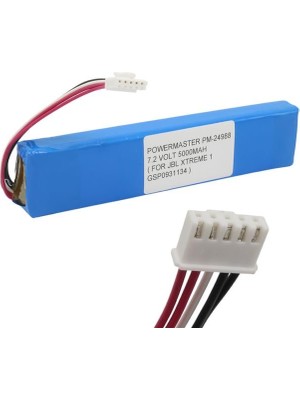 kzy mobilyal Powermaster PM-24988 7.4V 5000MAH Li-Ion Lityum Batarya (Jbl Xtreme1 Pili Uyumlu)