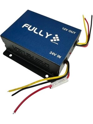 Ayt Fully 2412 24V-12V Dc Dc 30 Amper Oto Akü Voltaj Konvertör Oto Kamyon Tır Uyumlu 24 Volt 12 Volt Düşürücü Çevirici