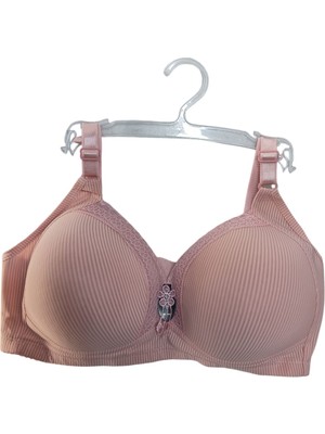 C Cup Balensiz (Telsiz) Dolgusuz Desenli Toparlayıcı Sütyen