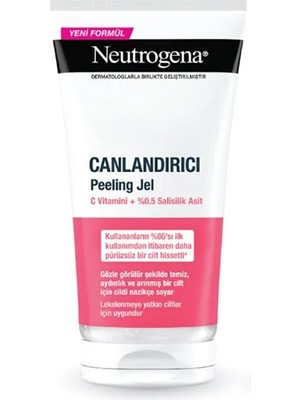 Neutrogena Canlandırıcı Peeling Jel Cilt Tipi Tüm Ciltler İçin 150 ml Salicylic Asit İçerir