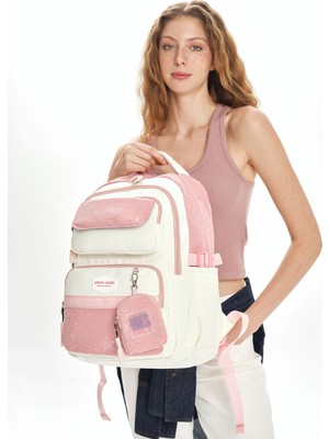 Pierre Cardin Okul Sırt Çantası Pembe 07Pc2824-P