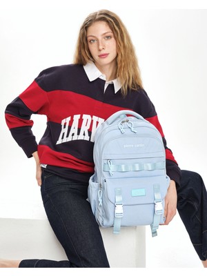 Pierre Cardin Okul Sırt Çantası Mavi 07Pck2318-M