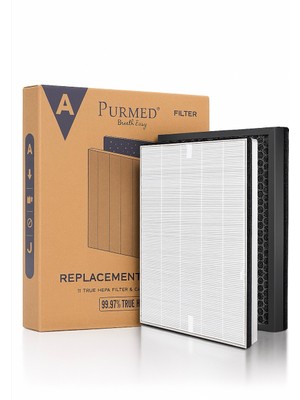 Purmed Tcl Breeva Pro 400 Premium Uyumlu Hepa + Karbon Filtre