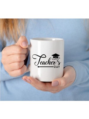 Öğretmenler Günü Kupa Bardak Öğretmene Hediye Kupa Bardak