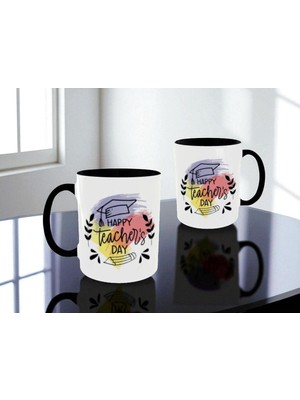 Öğretmenler Günü Kupa Bardak Renkli Bardaklar Öğretmene Hediye Kupa Bardak