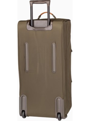 X-Travel 77 cm Deri Detaylı Tekerlekli Seyahat Çantası Şık ve Çevre Dostu Tasarım