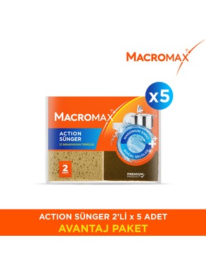Macromax Actıon sünger Avantaj Paket X5