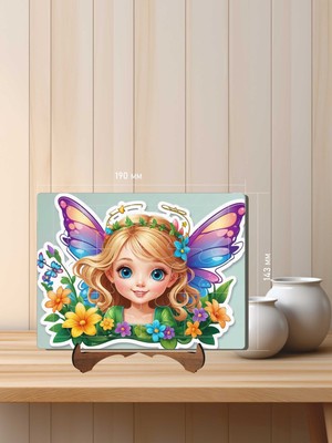 12 Parça Mdf Lazer Kesim Çocuk Puzzle Yapboz 14 x 19 cm V7