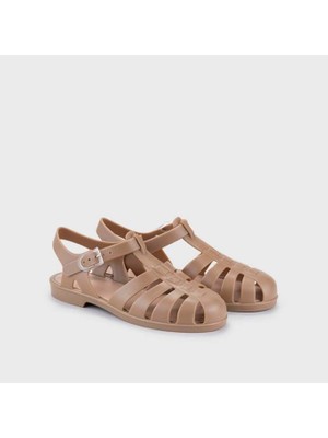 Kadin Tokali Sandalet S10259 Biarritz Mate Gül Kurusu