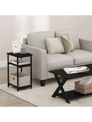 Nish 3 Raflı Yan Sehpa