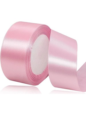 Benim Marifetlerim Pembe Saten Kurdele 6 cm 10 Metre