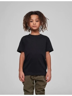 Çocuk Unisex Basic T-Shirt - Siyah