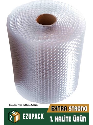 EZUPACK 3 Katlı Balonlu Naylon Patpat Eşya Koruma Naylon Pat Pat - 50 cm x 10 mt Ambalaj Pıt Pıt Extra Strong