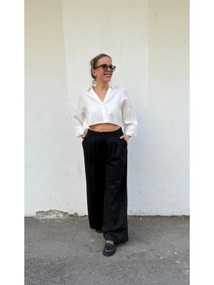 Beli Üçgen Dikim Palazzo Pantolon