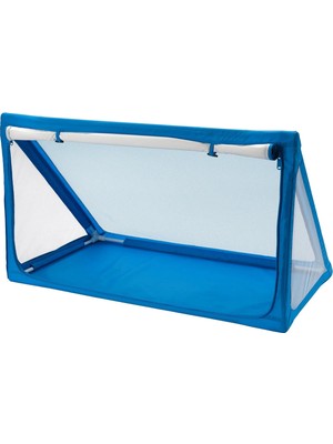 IKEA Sportslıg Depolama Alanı 90 x 53 x 53 cm Katlanabilir Çocuklar Için Mavi Futbol Kalesi