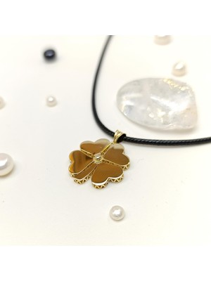 Yonca Kolye 14 Ayar Altın Hd Videolu