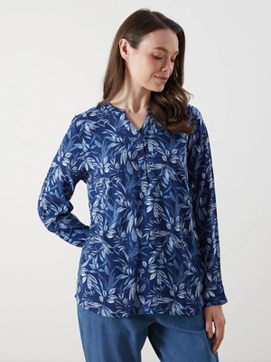 Lcw Grace  Kaçık Yaka Çiçekli Bluz  (W5)