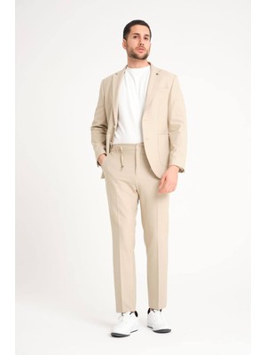 Erkek Spor Ipli Takım Elbise En Boy Likralı Rahat Kumaş