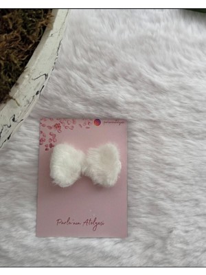 Parla'nın Atölyesi Az Saçlı ve Saçsız Bebek Tokası(Fiyonk)