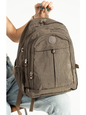 Baginn Unisex Okul Çantası Günlük Sırt Çantası 40*30 cm Lise Ortaokul Çantası Hafif Yağmur Geçirmez Kumaş