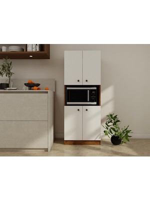 MasifMarket Perge Mikrodalga Dolabı Amalfi-Beyaz