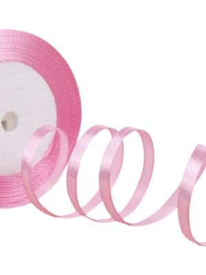 Marsilyan Saten Kurdele 2 cm 10 Metre Pembe
