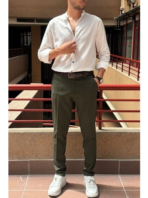 İnpool Erkek, Standart-fit, A Kalite, Old Money, Kumaş Pantolon 23ınp269