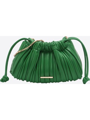 Laura Ashley Ck LV04F3077G Drawstrıng Plısse Conv Mını Cb P Kadın Çanta