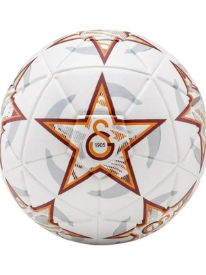 Galatasaray Yeni Koleksiyon Match Serisi Lisanslı 32 Panel Dikişli 5 Numaralı Futbol Topu Beyaz