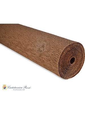Roco Paper Co. Italyan Krapon Kağıdı NO:359, Çiçek Yapım Kağıdı, 90GR-50X150CM, Ağaç Kabuğu Kahverengisi-Bark Brown
