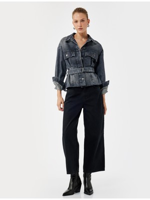 Koton Geniş Paça Denim Pantolon - Bianca Wide Leg Jeans