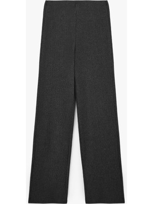 Koton Bürümcük Kumaş Slim Fit Uzun Düz Paça Pantolon