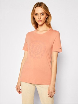 Tommy Hılfıger Th Floral Tee WW0WW29659 Regular Fit