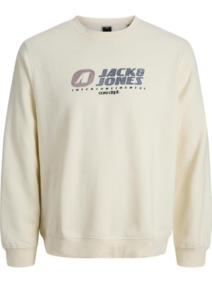 Jack & Jones Erkek Bej Sweat 12282791