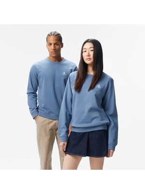 Converse Classic Unisex Mavi Sweatshirt
