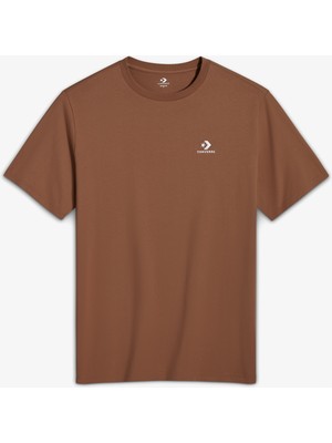 Converse Classic Unisex Kahverengi T-Shirt