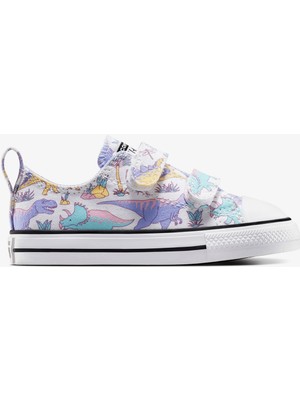 Converse Chuck Taylor All Star Dino Party Easy On Bebek Beyaz Sneaker