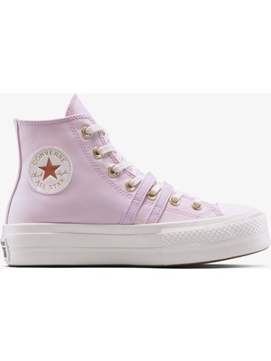 Converse Chuck Taylor All Star Lift Platform Buckle Kadın Pembe Sneaker