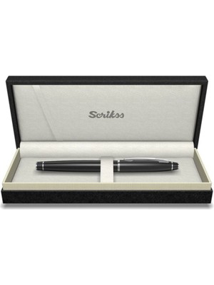 Scrikss & WizDesign 35 Siyah Dolma Kalem LÜKS KUTULU / ÖMÜR BOYU GARANTİLİ / KİŞİSELLEŞTİRİLEBİLİR