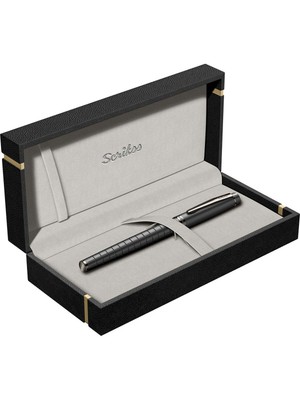 Scrikss & WizDesign 38 Dolma Kalem Mat Siyah B Uç LÜKS KUTULU / ÖMÜR BOYU GARANTİLİ / KİŞİSELLEŞTİRİLEBİLİR